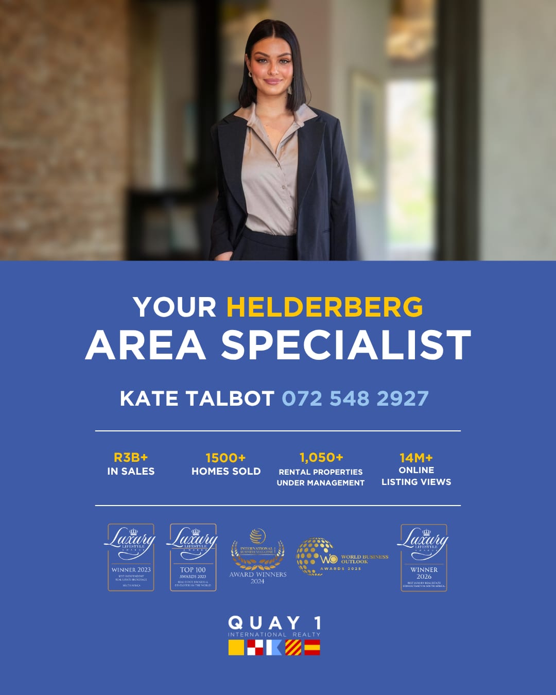 Kate Talbot QUAY 1 International Realty